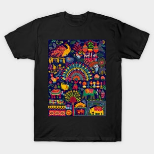 Rajasthani animal pattern art T-Shirt